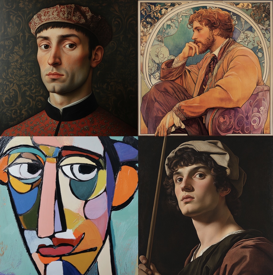 Dall’argilla alle GANs: storia del ritratto